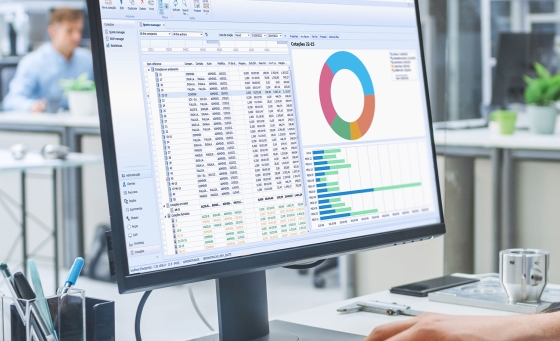 Gli strumenti di controllo e gestione della produzione sono integrati nella suite di software Almacam.