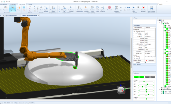 Almacam WAAM, soluzione CAD/CAM dedicata ai processi di produzione additiva robotizzata DED-WAAM.